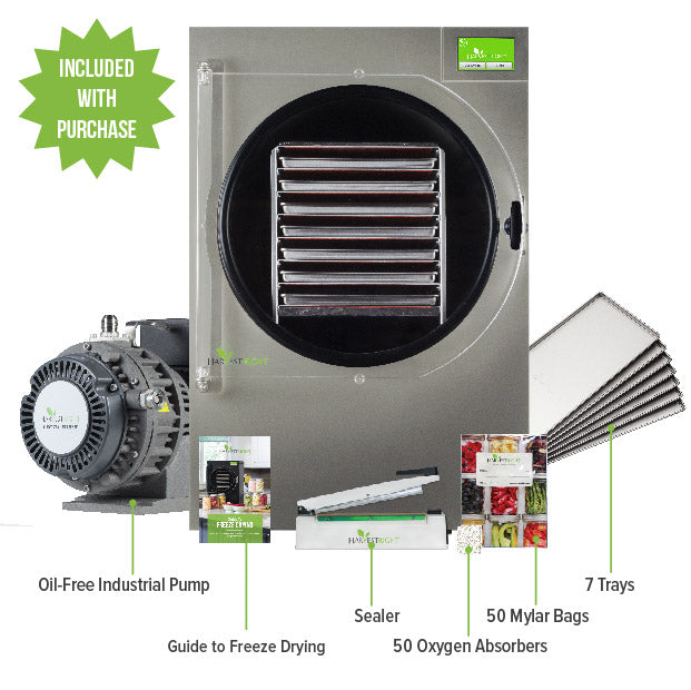 Harvest Right Medium Home Freeze Dryer with 5 Trays & Mylar Kit