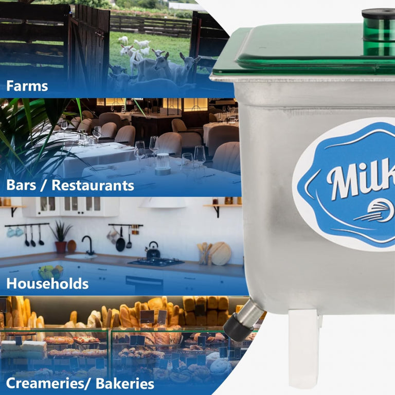 MilkyDay FJ 10 Electric Butter Churn – 10L Stainless Steel, 115V