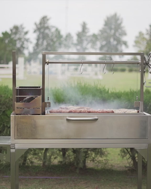 Tagwood BBQ Argentine Santa Maria Gaucho Grill – 304 Stainless Steel, 710 sq. in. | BBQ03SS