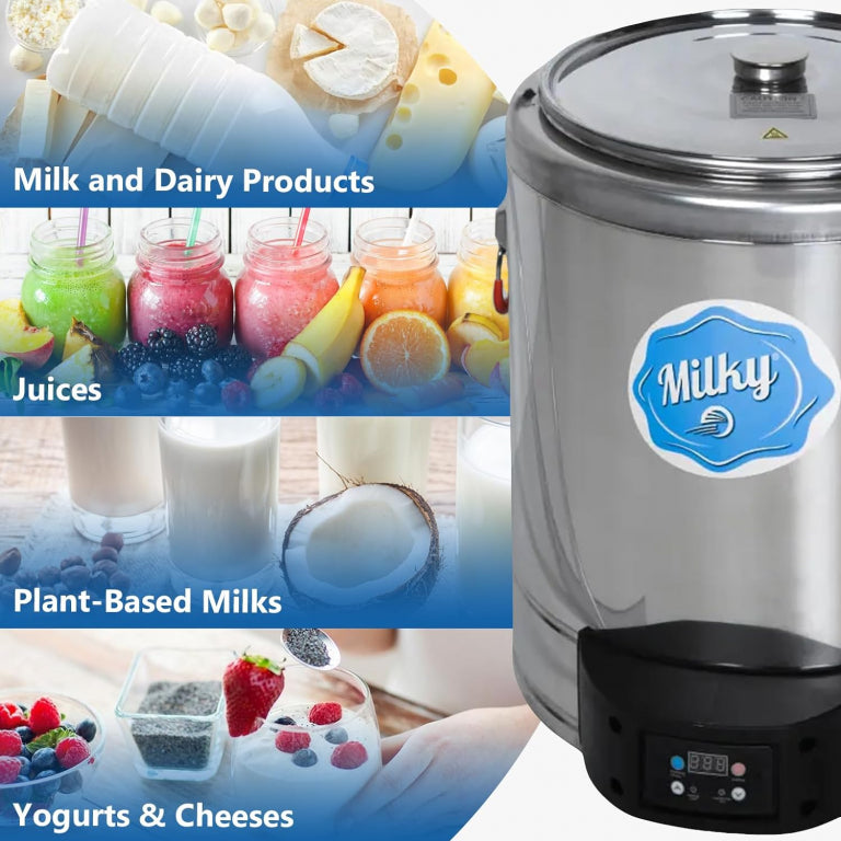 MilkyDay FJ 30 Small Milk Pasteurizer & Yogurt Maker | 35L (115V)