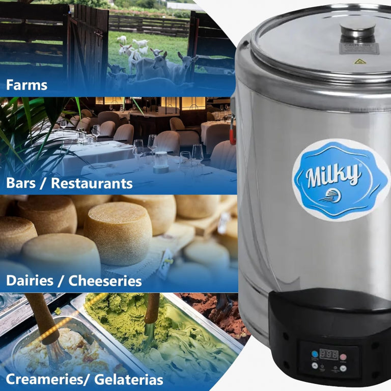 MilkyDay FJ 30 Small Milk Pasteurizer & Yogurt Maker | 35L (115V)