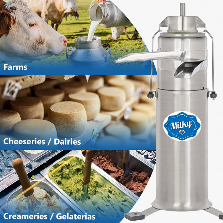 MilkyDay FJ 600 EAR “LONGLIFE” DC Electric Cream Separator – 600L/H, 230V