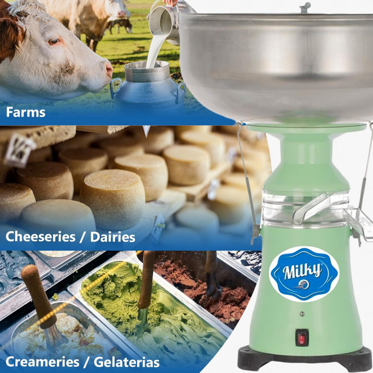 MilkyDay FJ 130 EPR Electric Cream Separator (115V, 130L/Hour)