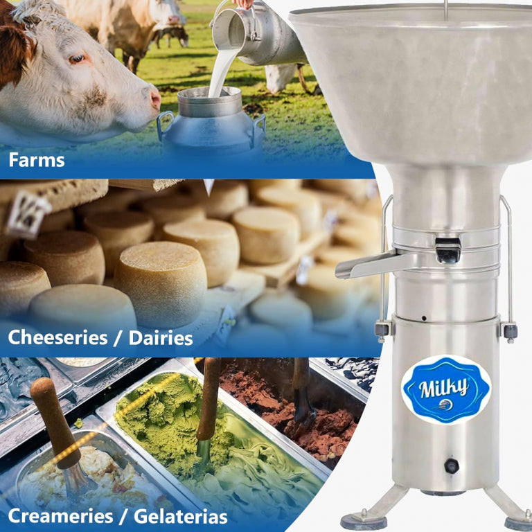 MilkyDay FJ 350 EAR Electric Cream Separator – 350L/H, 230V